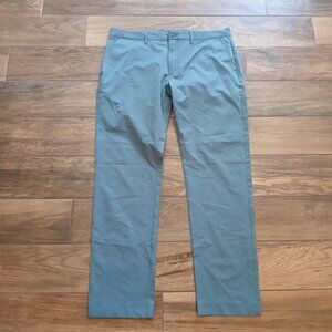 J.Crew Pants Mens 36x32 Blue Golf Flex Slim Fit Tech Chino Stretch Performance
